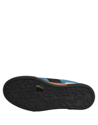 Multicolor Leather MIAMI Low Top Men Sneakers Shoes