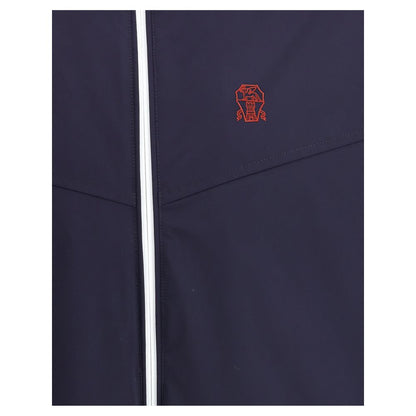 Blue Polyamide Shell Jacket