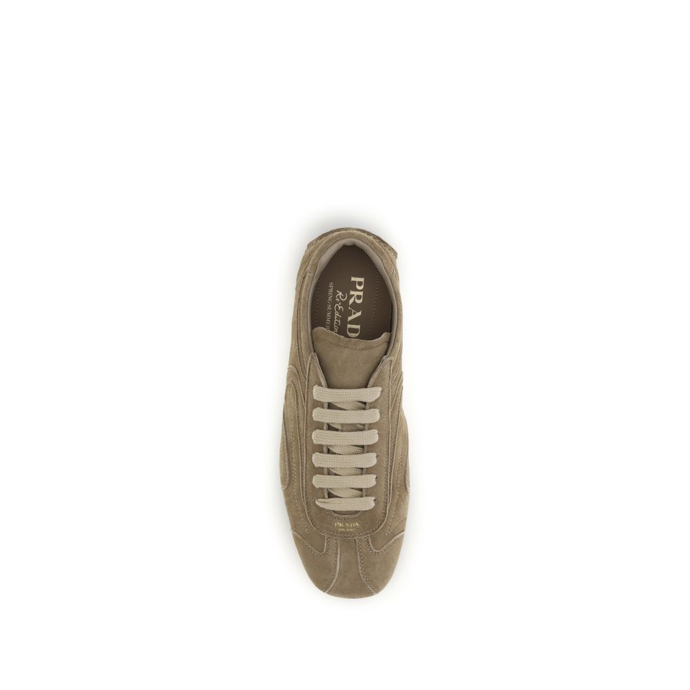 Brown Calf Leather Bos Taurus Athletic Sneakers