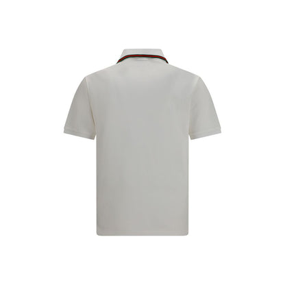 White Cotton Polo Shirt