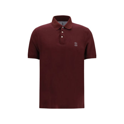 Bordeaux Cotton Polo Shirt