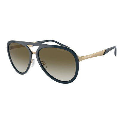 Blue Metal Sunglasses