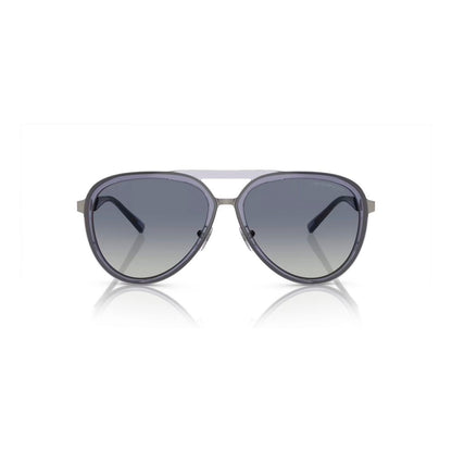 Blue Metal Sunglasses