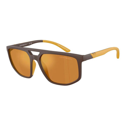 Brown Injected Sunglasses