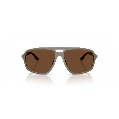 Beige Injected Sunglasses