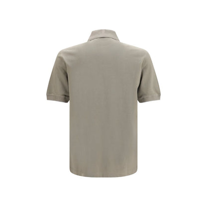 Bicolor Cotton Polo Shirt