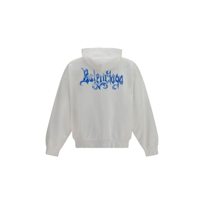 White Cotton Sweatshirt