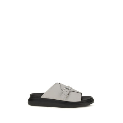 Gray Polyurethane Sandals