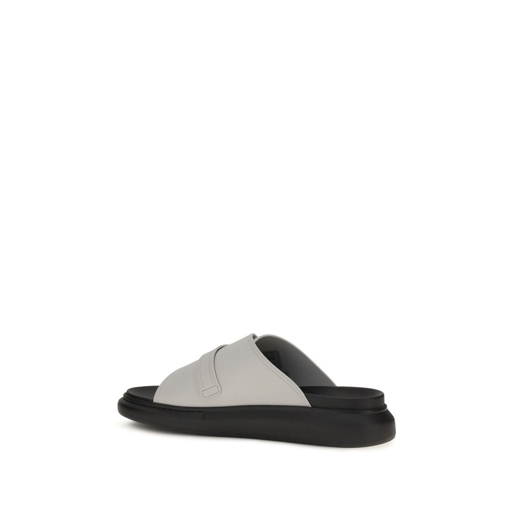 Gray Polyurethane Sandals