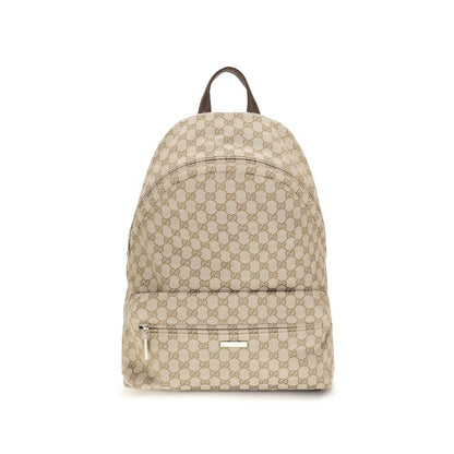 Beige Polyester Backpack