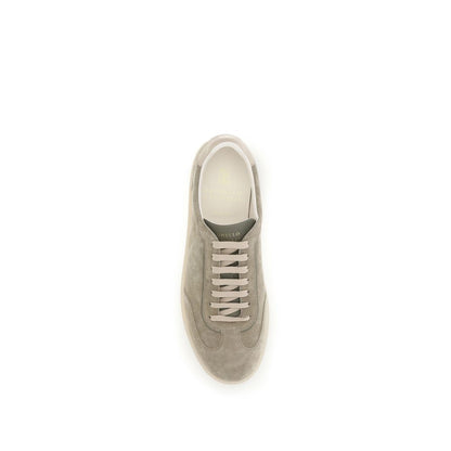 Beige Calf Leather Bos Taurus Sneakers