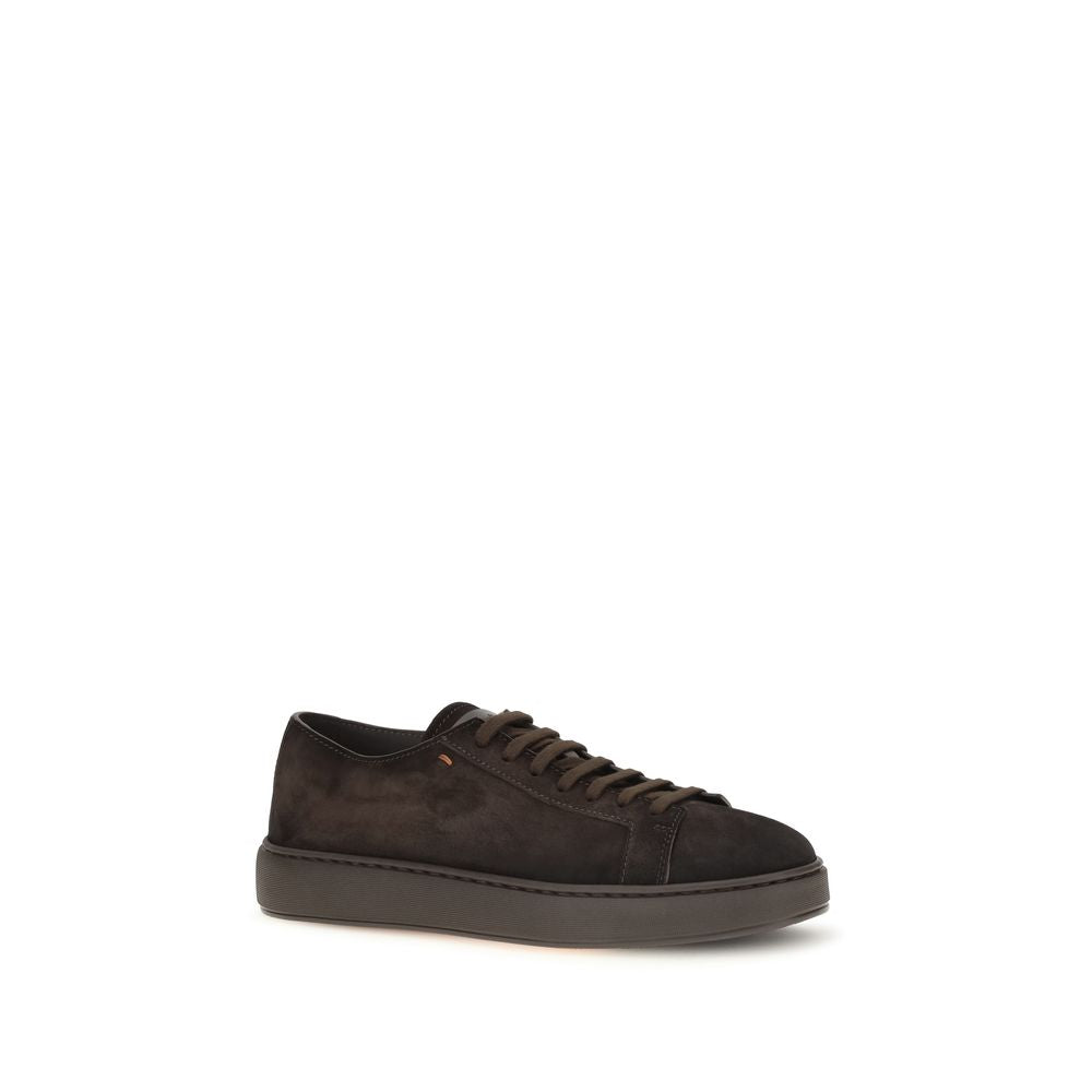 Brown Calf Leather Bos Taurus Low Top Sneakers