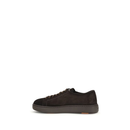 Brown Calf Leather Bos Taurus Low Top Sneakers