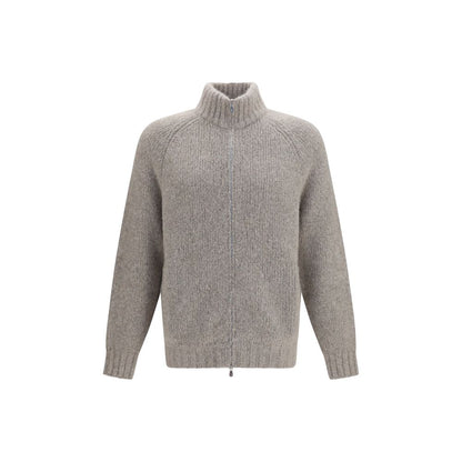 Gray Cashmere Cardigan