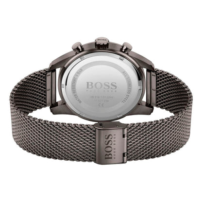 Gray Stainless Steel Dress Watch