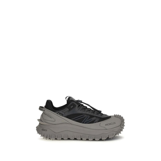 Gray Calf Leather Bos Taurus Athletic Sneakers