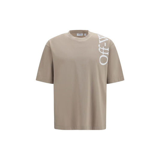 Beige Cotton T-Shirt