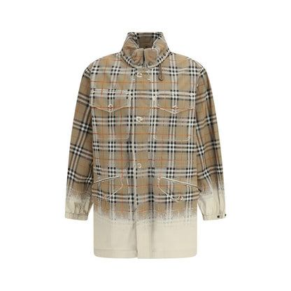 Beige Cotton Parka