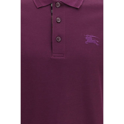 Purple Cotton Polo Shirt