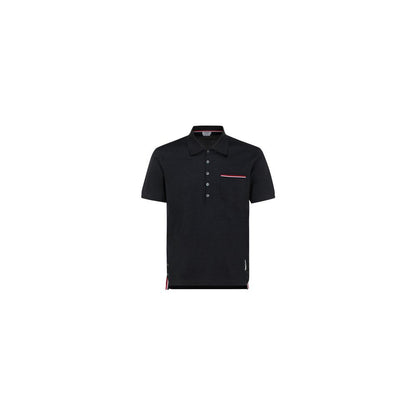 Gray Cotton Polo Shirt