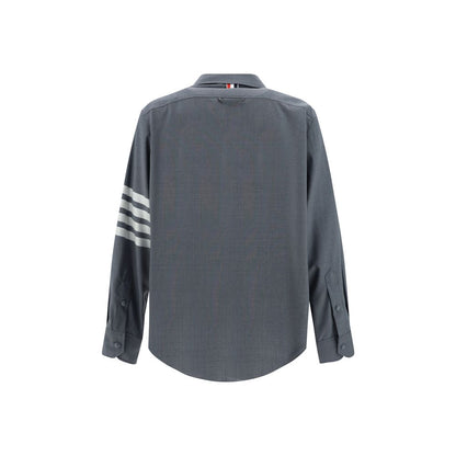Gray Wool Oves Aries Dress Shirt
