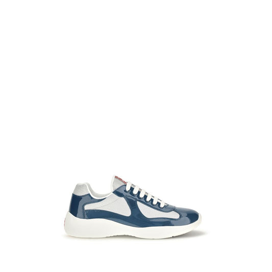 Blue Calf Leather Bos Taurus Athletic Sneakers