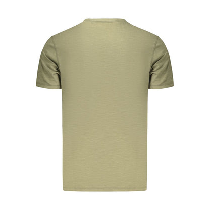 Green Cotton Men's T-Shirt