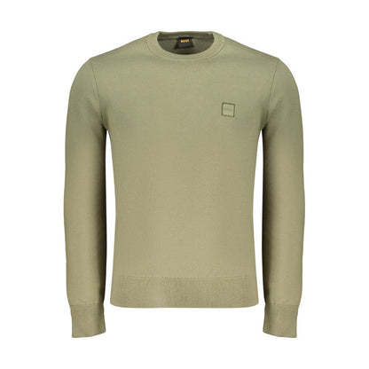 Green Cotton Men's Shirt
