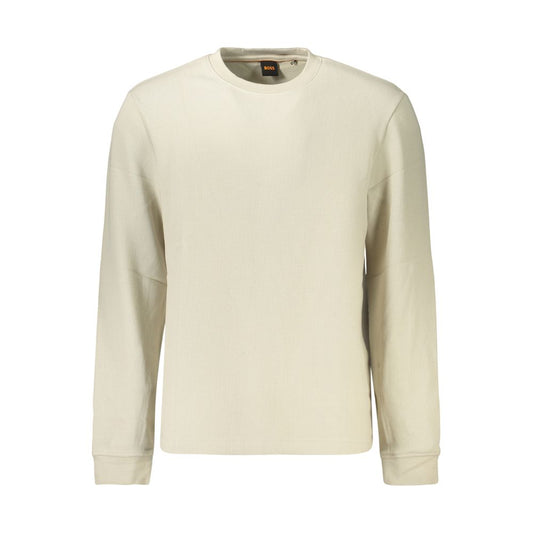 Beige Cotton Men's Shirt