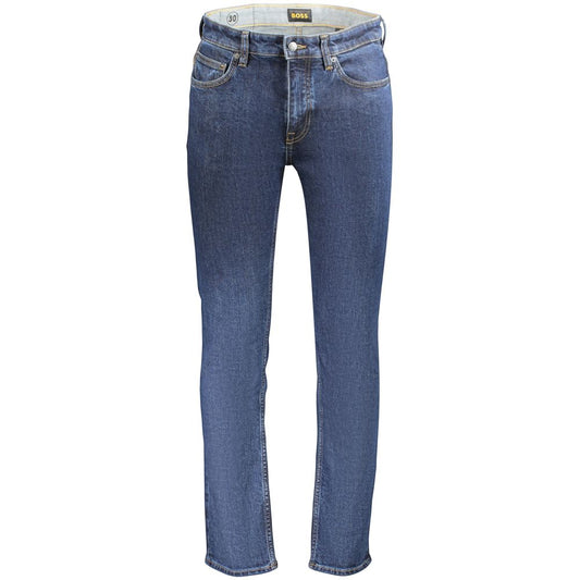 Blue Cotton Men's Jeans