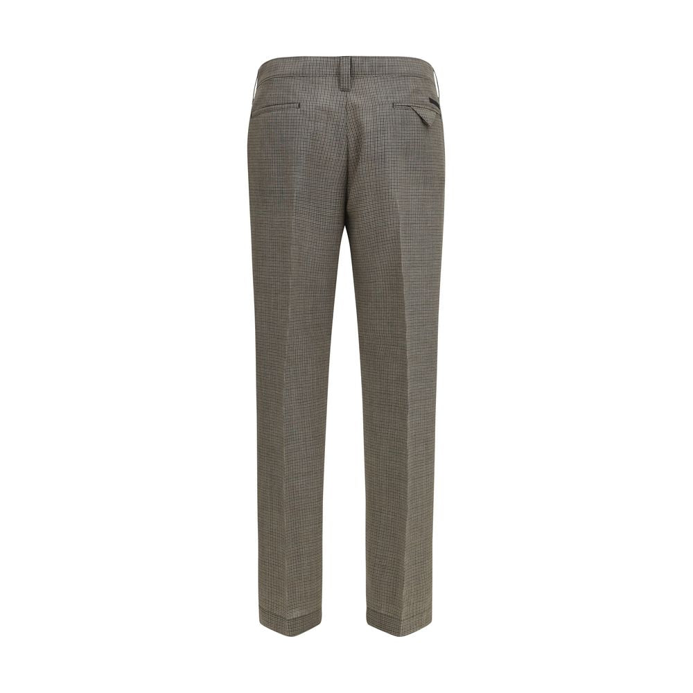 Brown Wool Oves Aries Dress Pants