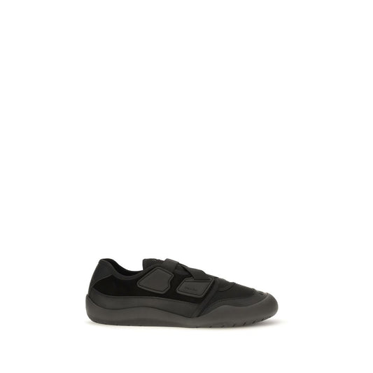 Black Calf Leather Bos Taurus Athletic Sneakers