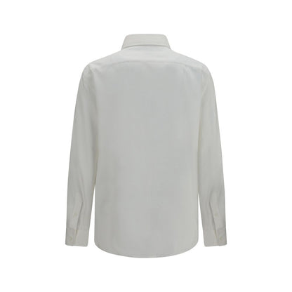 White Cotton Dress Shirt