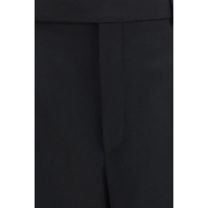 Black Wool Oves Aries Dress Pants