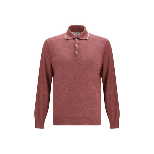 Bordeaux Cashmere Polo Shirt