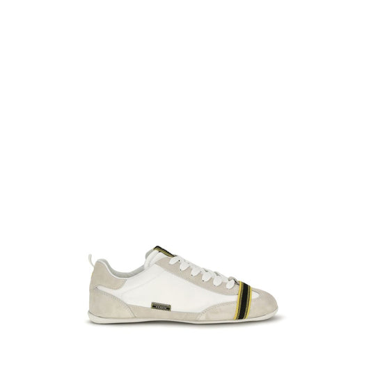 Gray Fabric Athletic Sneakers