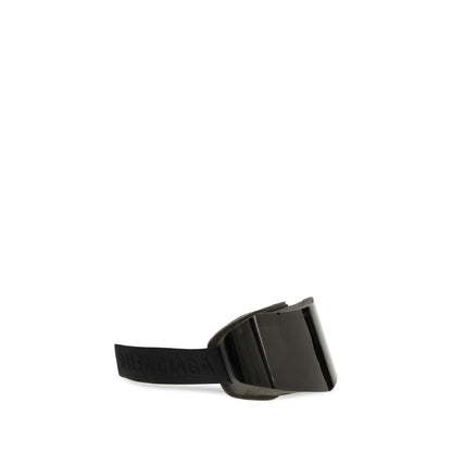 Black Polyamide Sunglasses