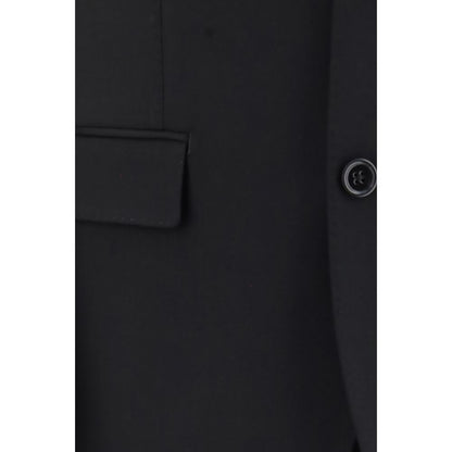 Black Wool Oves Aries Two-Piece Suit