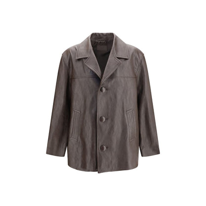 Brown Lamb Leather Leather Jacket