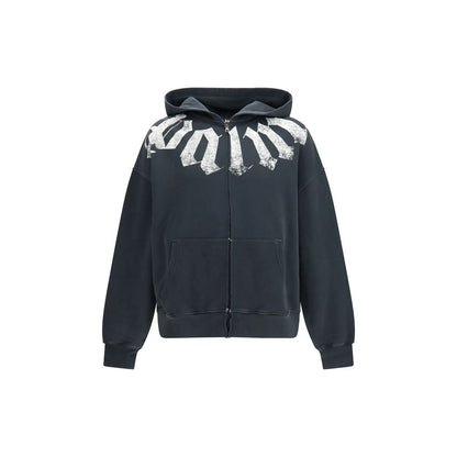 Black Cotton Sweatshirt