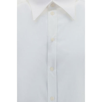 White Cotton Dress Shirt