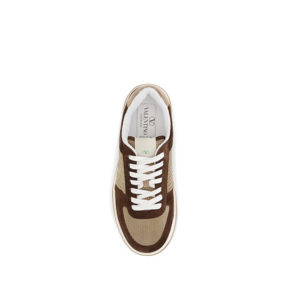 Brown Napa Leather / Calf Bos Taurus Athletic Sneakers