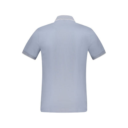 Azure Cotton Men's Polo Shirt