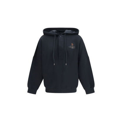 Black Cotton Sweatshirt