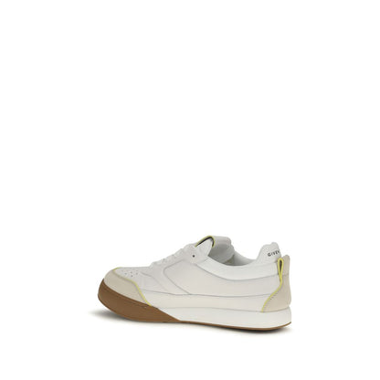 White Calf Leather Bos Taurus Low Top Sneakers