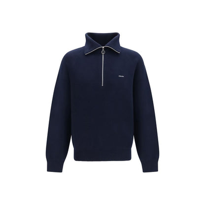 Blue Wool Oves Aries Polo Shirt