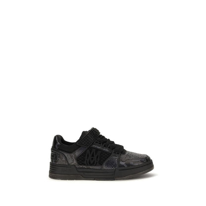 Black Calf Leather Bos Taurus Athletic Sneakers