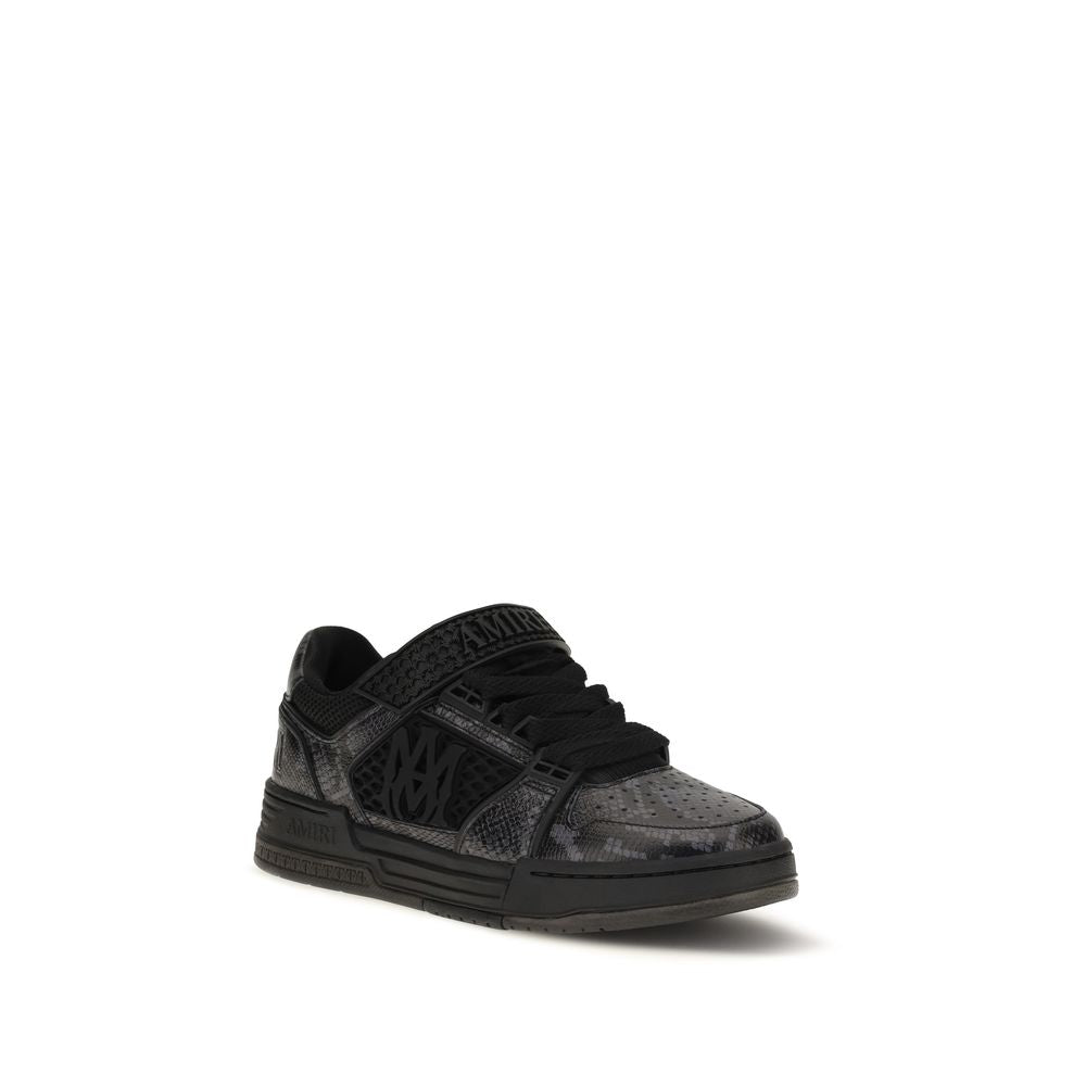 Black Calf Leather Bos Taurus Athletic Sneakers
