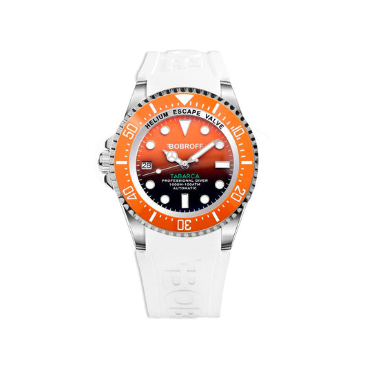 White Rubber Sport Watch