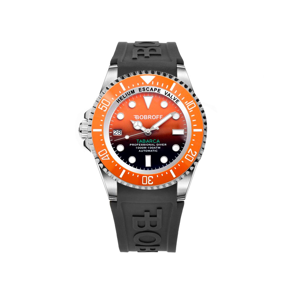 Black Rubber Sport Watch